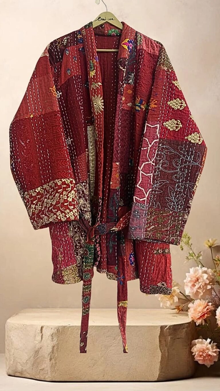 Sahara Jacket in Red Color by Indi and Sai image